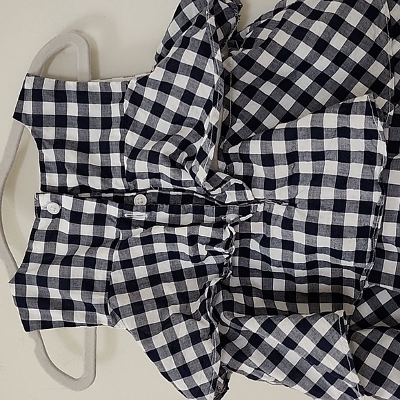 Janie & Jack Gingham Tiered Ruffle Dress Size 3 - Picture 9 of 16